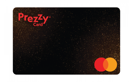 Prezzy Card - Black Glitter