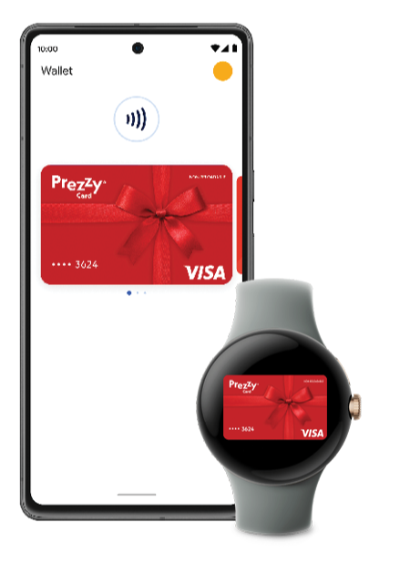 Add your Prezzy card to Google Pay