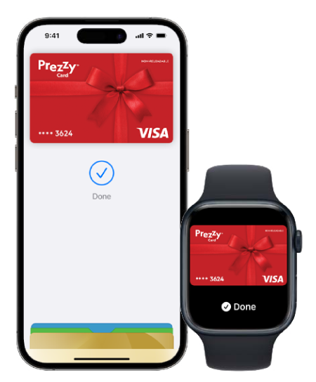 Add your Prezzy card to Apple Pay